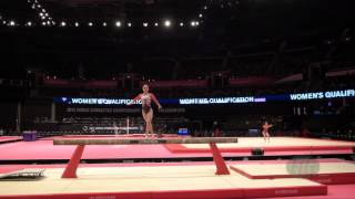 YUMOTO Sakura JPN  2015 Artistic Worlds  Qualifications Balance Beam [upl. by Leverick]