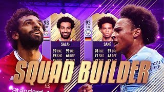 YOU MUST TRY THIS DEADLY STRIKER COMBO FIFA 18 SQUAD BUILDER w POTY SALAH amp yPOTY SANE [upl. by Joed]