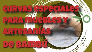 🛠¿Muebles y artesanías de bambú🖐AQUÍ OTRA TÉCNICA PARA CURVAR BAMBU🎋 [upl. by O'Meara]