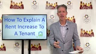 How To Explain A Rent Increase To A Tenant [upl. by Gnilrits]