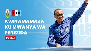 RUSIZI IGIKORWA CYO KWIYAMAMAZA KU MUKANDIDA WA FPR INKOTANYI [upl. by Martha]