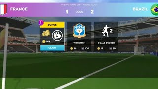 Dls International cup group match France vs Brazil full match [upl. by Arbba]