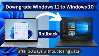 How to Downgrade from Windows 11 to Windows 10 after 10 days without losing data  fully explained [upl. by Muriah123]