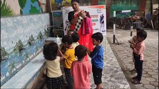 Hand washing day  2024  Nursery students davschool motivation [upl. by Ailemor]