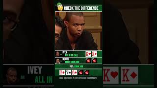 Difference Phil Ivey 44 poker [upl. by Claud]