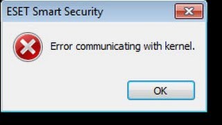 How to solve Error communicating with kernel in ESET Nod32 [upl. by Sorgalim]