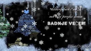 💞Čestitke za Badnje veče🧡🙏🎄 [upl. by Yllrebmik]