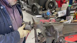 HOW TO REMOVE FORD MDL T DIFF PINION GEAR [upl. by Nnaassilem]