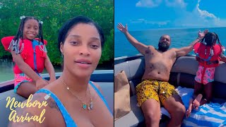 Balistic Beats amp Joseline Take Daughter Bonnie On Boat Ride To Feed The Dolphins 🐬 [upl. by Weidar]