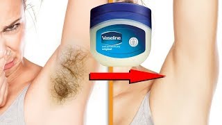 How TO Remove Unwanted Hair Permanently In Just 2 Minute Using Vaseline😍 [upl. by Tim]