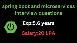 real time spring boot and microservices interview core java real time interview questions [upl. by Adlare]