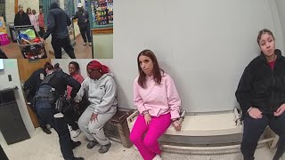 4 Girls Arrested for Stealing from ShopRite in Hoboken NJ [upl. by Aynot503]