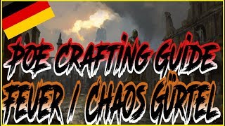 34 PoE Delve Crafting 101  GürtelBelts für RF CA etc craftenDeutschGerman [upl. by Ettelloc900]