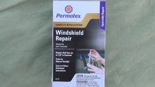 How to fix a stone damaged windshield with Permatex Windshild Kit [upl. by Stichter853]