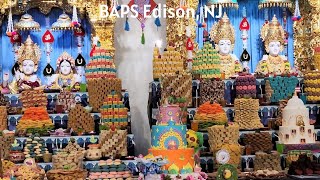 BAPS Diwali and Annakut Celebrations 2023  BAPS Edison NJ [upl. by Nilre]