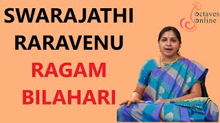 Swarajathi  raravenu Ragam  Bilahari  Singalong [upl. by Eicnarf734]