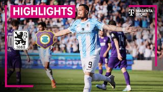 TSV 1860 München  FC Erzgebirge Aue  Highlights 3 Liga  MAGENTA SPORT [upl. by Unam]