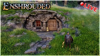 Enshrouded Building a Small amp Cozy Hobbit House [upl. by Ignacia]