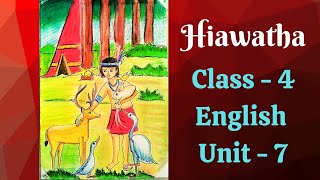 Hiawatha poem drawing ll class  4 english unit  7 ll marigold ll [upl. by Anahsar]