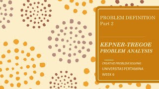 Pendefinisian Masalah  Kepner Tregoe Problem Analysis [upl. by Amolap273]