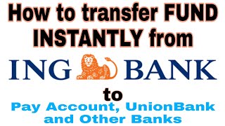 How to transfer fund from ING Bank App 2021 Tutorial [upl. by Nolahc]