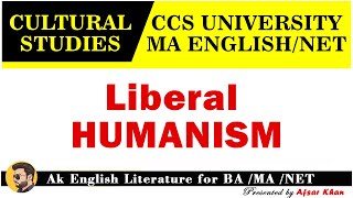 Humanism  Liberal Humanism  Humanist Literary theory in English Literature in Hindi [upl. by Jaella]