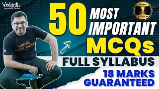 Class 12 Maths 50 Most Important MCQs  Maths Class 12 Full Syllabus  18 Marks Guaranteed [upl. by Woodruff]