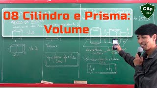 08 Cilindro e Prisma Volume [upl. by Ahsienroc294]