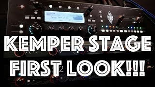 Kemper Profiler Stage First Look  Tone Junkie TV [upl. by Eseerahs]