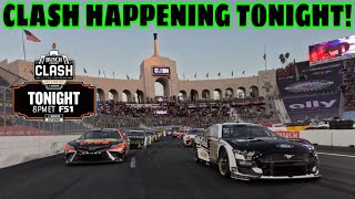 BREAKING NEWS NASCAR to run the Clash at the LA Coliseum TONIGHT due to threat of future weather [upl. by Geibel]