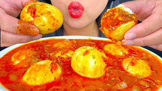 ASMR SEAFOOD BOIL SAUCE WITH EGGS AND POTATO  EATING SOUNDS  MUKBANG  ASMR Phan [upl. by Trakas]