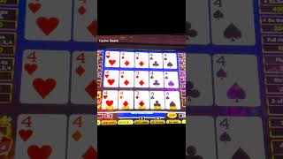 Biggest Handpay of year Minutes apart Dealt 4 fours wkicker casino gambling poker videopoker [upl. by Larred]