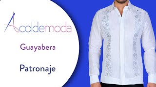 Cómo hacer el patronaje de una CAMISA GUAYABERA O HABANERA para hombre  Paso a Paso  DIY [upl. by Eelinej66]