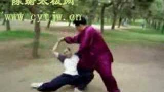 陈瑜招法示范 Chenyu Demontrates Qinna and Throw Chen Taijiquan Association Boston MA area [upl. by Siednarb]