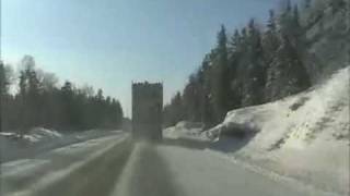 Driving from Timmins to Sudbury Ontario Canada [upl. by Ahsetel]