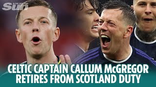 Celtic captain Callum McGregor sensationally RETIRES from Scotland duty [upl. by Survance693]