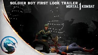 Mortal Kombat 1 Soldier Boy First Look Trailer [upl. by Einotna267]