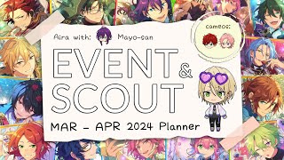 EVENT amp SCOUT Calendar MARAPR 2024 Ensemble Stars Music EN [upl. by Lohman162]