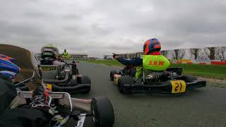 SHW minicursus kartng kartbaanStrijen dag 4 Haase Rotax max micro onboard [upl. by Yerdna778]