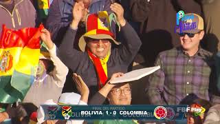 ELIMINATORIAS  BOLIVIA VS COLOMBIA Resumen [upl. by Wynne]