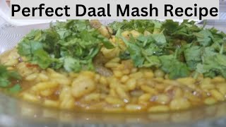 Daal Mash Perfect Recipe By Life With Khadija  Mash Daal Dhaba Style  Daal Recipe  White Daal [upl. by Ydak]