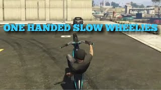 How to do circle one handed wheelies on motorcycle [upl. by Molli]