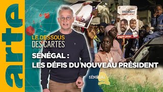 Sénégal  les défis du nouveau président  Lessentiel du Dessous des Cartes  ARTE [upl. by Imelda]