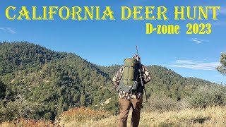 CALIFORNIA DEER HUNT 2023 [upl. by Inamik]