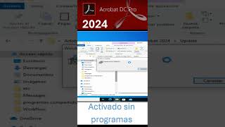 Instalación Adobe Acrobat pro 2024 Activado sin programas adobeacrobat adobe [upl. by Assirhc]