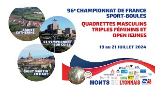 🇫🇷 MONTS DU LYONNAIS  Le Championnat de France de Boules Lyonnaises se jouera sur les Monts [upl. by Nageek]