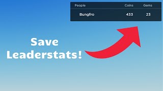 How to Make a LEADERSTATS  DataStore in Roblox Studio [upl. by Allenotna]