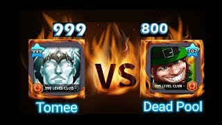 Tomee lvl 999 vs Dead Pool lvl 710 Trickshot  8 ball pool [upl. by Araihc]