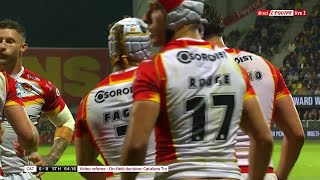 Le résumé de Dragons Catalans  St Helens Saints  Rugby à XIII  Super League [upl. by Laniger]