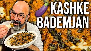 Kashke Bademjan Persian Eggplant and Mint Dip بهترین کشک بادمجان ایرانی بزبان انگلیسسی با جزییات [upl. by Kilroy]